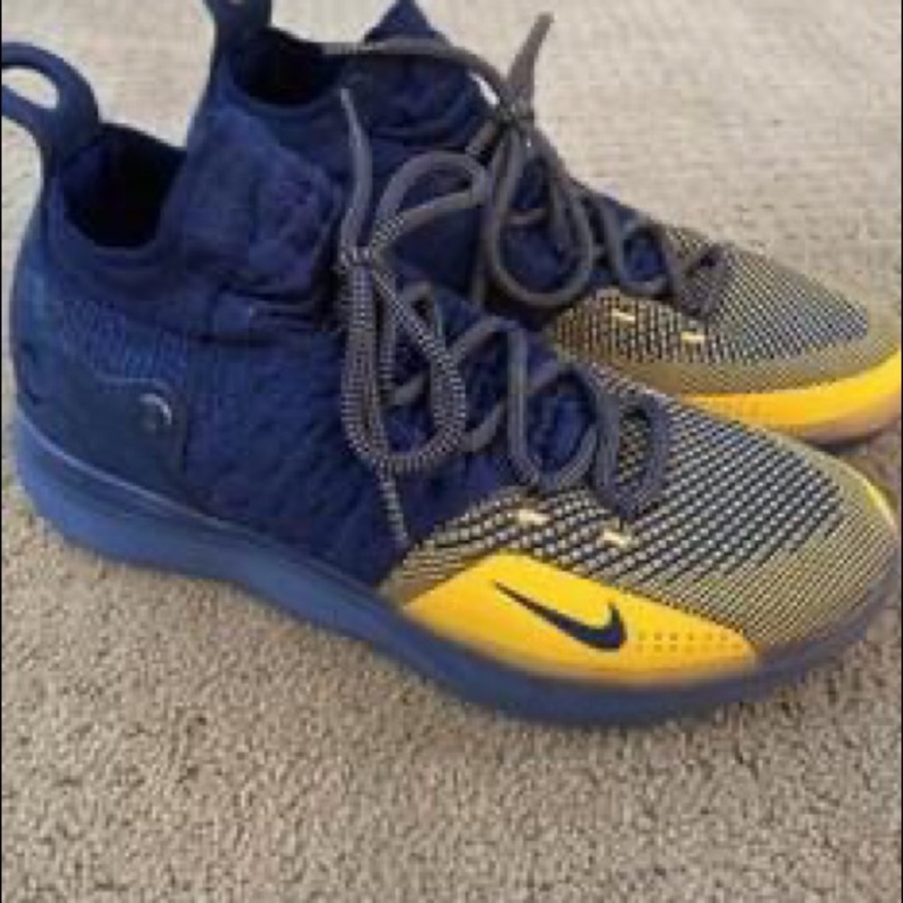 COPY - Nike Zoom KD 11 Blue/Yellow AO2604-400 Warriors